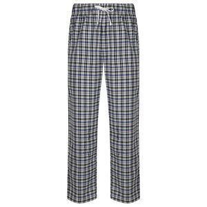 SF Mens Tartan Lounge Pants / White/Multi Check